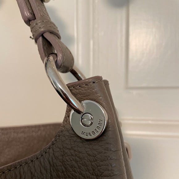 *RARE* MULBERRY Taupe Calfskin Freya Hobo Bag - Picture 4 of 13